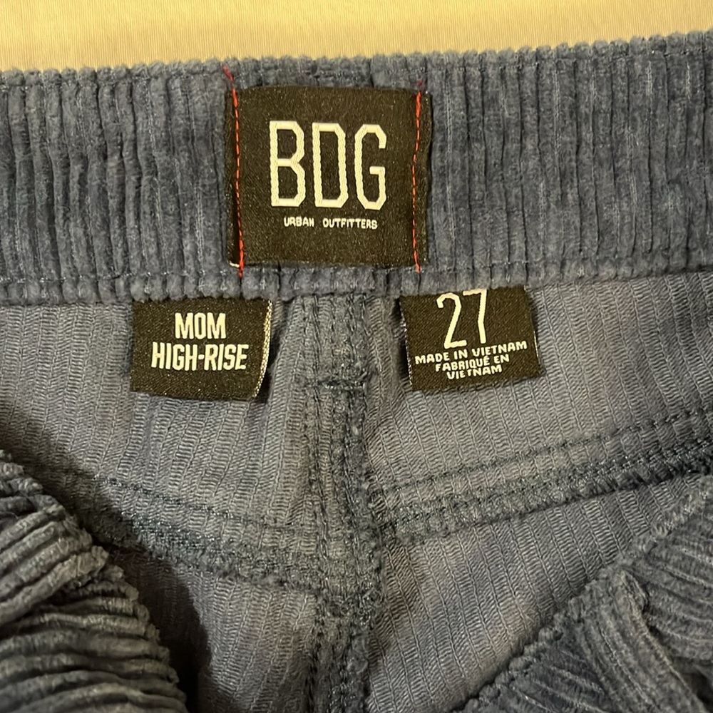 BDG High Rise Corduroy Jeans - Blue - Picture 5 of 15